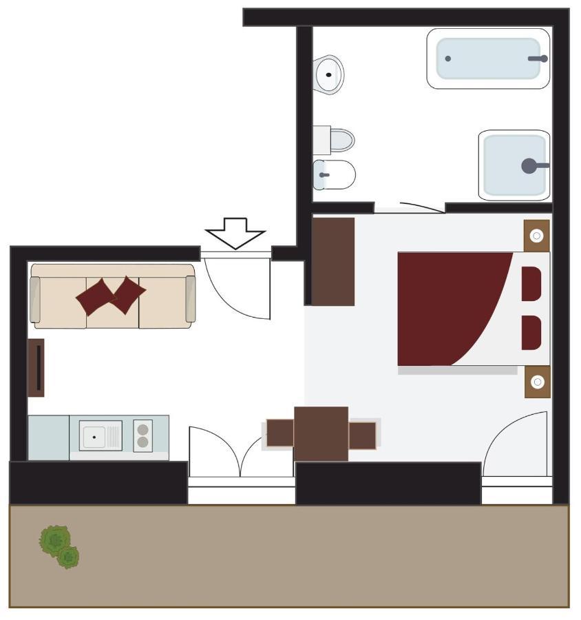 Appartamento Tyrol Living & Cafe Nova Levante Esterno foto
