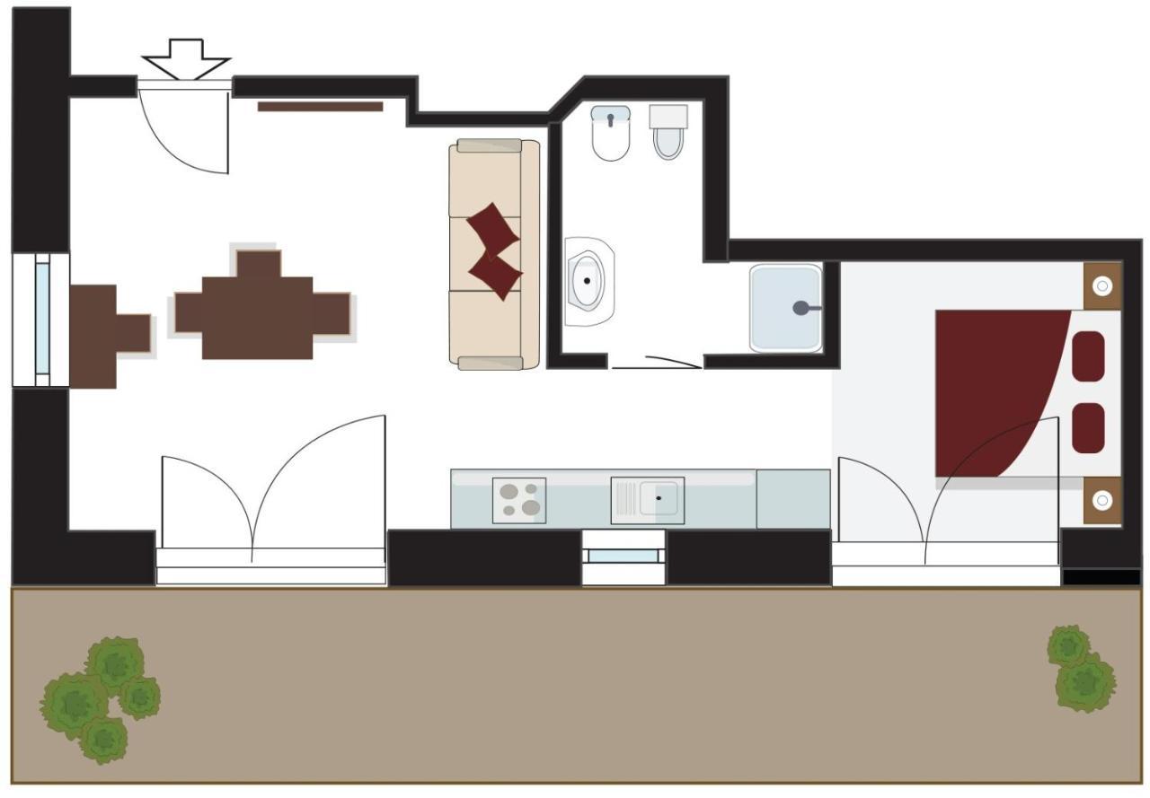 Appartamento Tyrol Living & Cafe Nova Levante Esterno foto